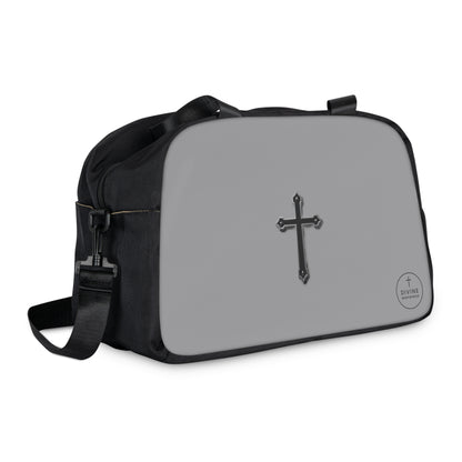 Divine Strength Fitness Bag in Grey – Faith in Motion