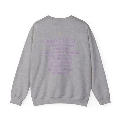 Men’s “Hope” Sweatshirt – Bold Scripture Hoodie | Isaiah 40:31