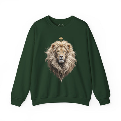Christ is King (Lion of Judah) - Women's Christian Sweatshirt