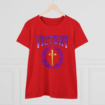 Divine Victory Women’s Tee – Victory in Every Step