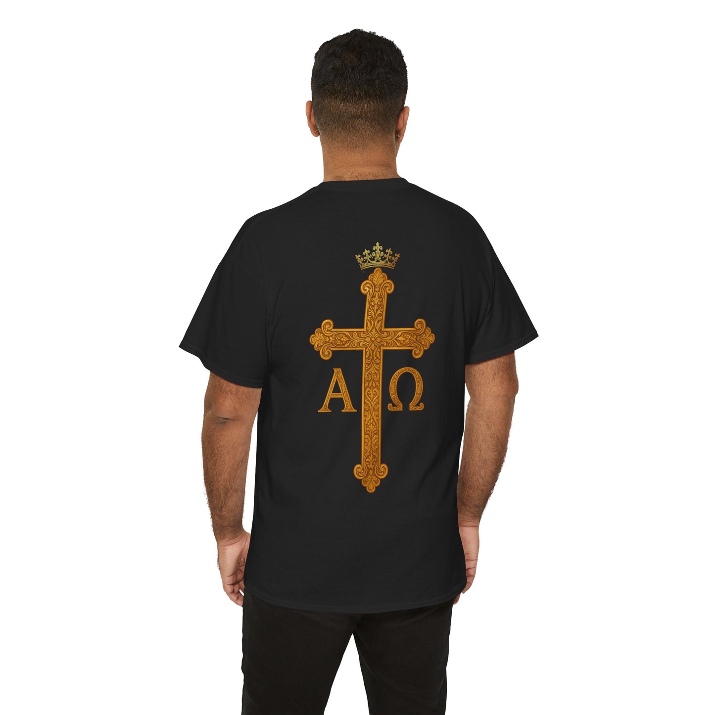 Christ Is King – Lion & Cross Men’s Christian Tee