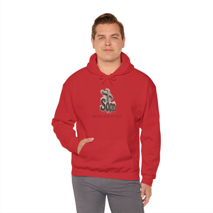 Soon: Revelation – Men’s Christian Hoodie (Dark Lettering)