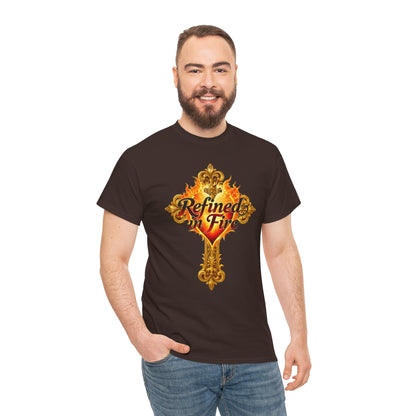 Refined in Fire — Men's Ornate Christian T-Shirt