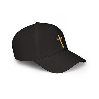 Gold Cross Baseball Cap – Faith-Inspired Adjustable Hat