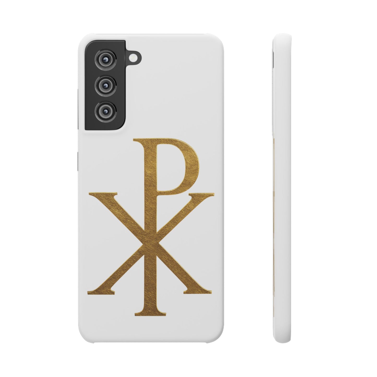 White Chi Rho Snap Case for Samsung – Guiding Light