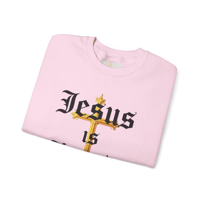 Women’s “Jesus is Lord” Christian Sweatshirt – Faith Statement Pullover