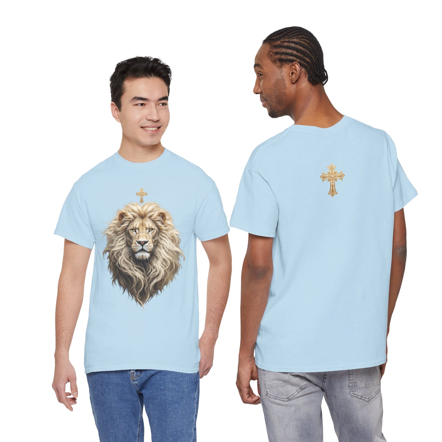 Christ the King (Lion of Judah) — Men's Christian T-Shirt