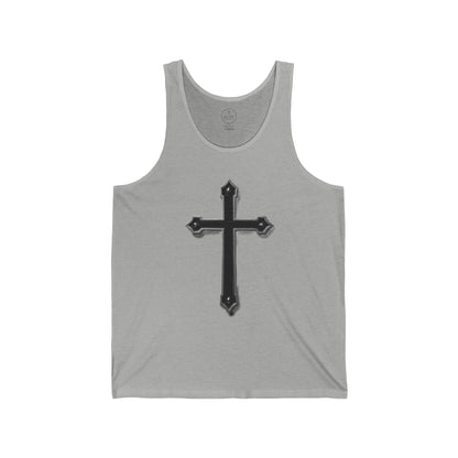 Warrior’s Black Cross - Men’s Christian Tank Top