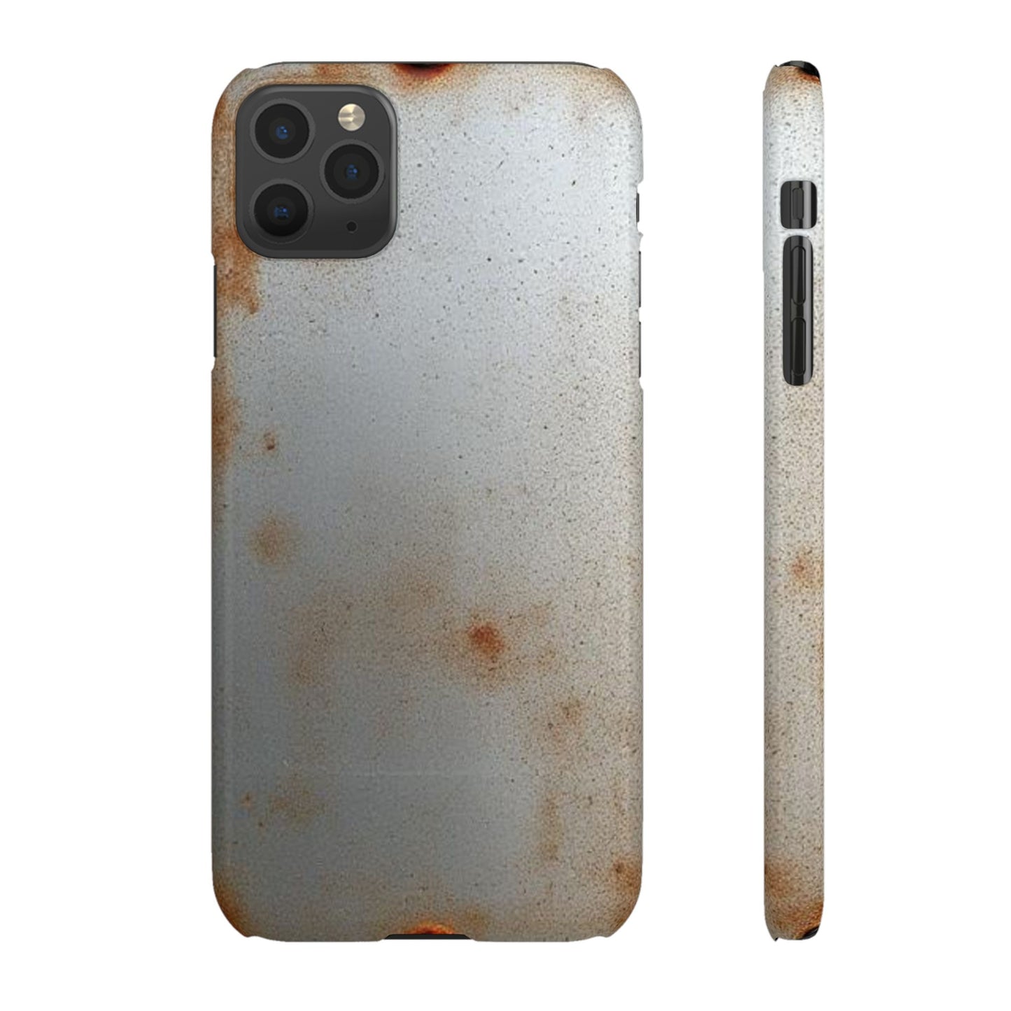 Old Steel Finish iPhone Snap Case