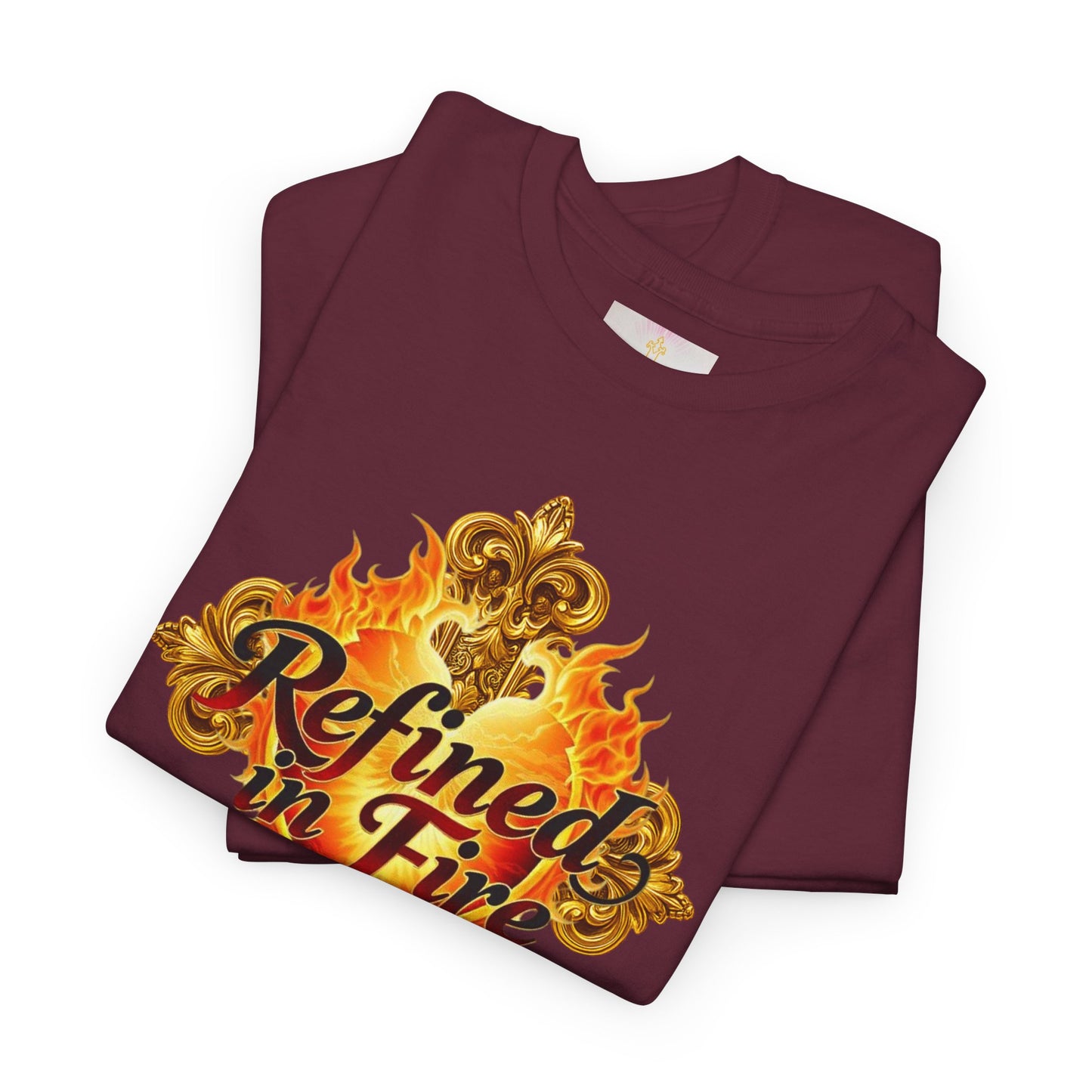 Refined in Fire — Women's Ornate Christian T-Shirt