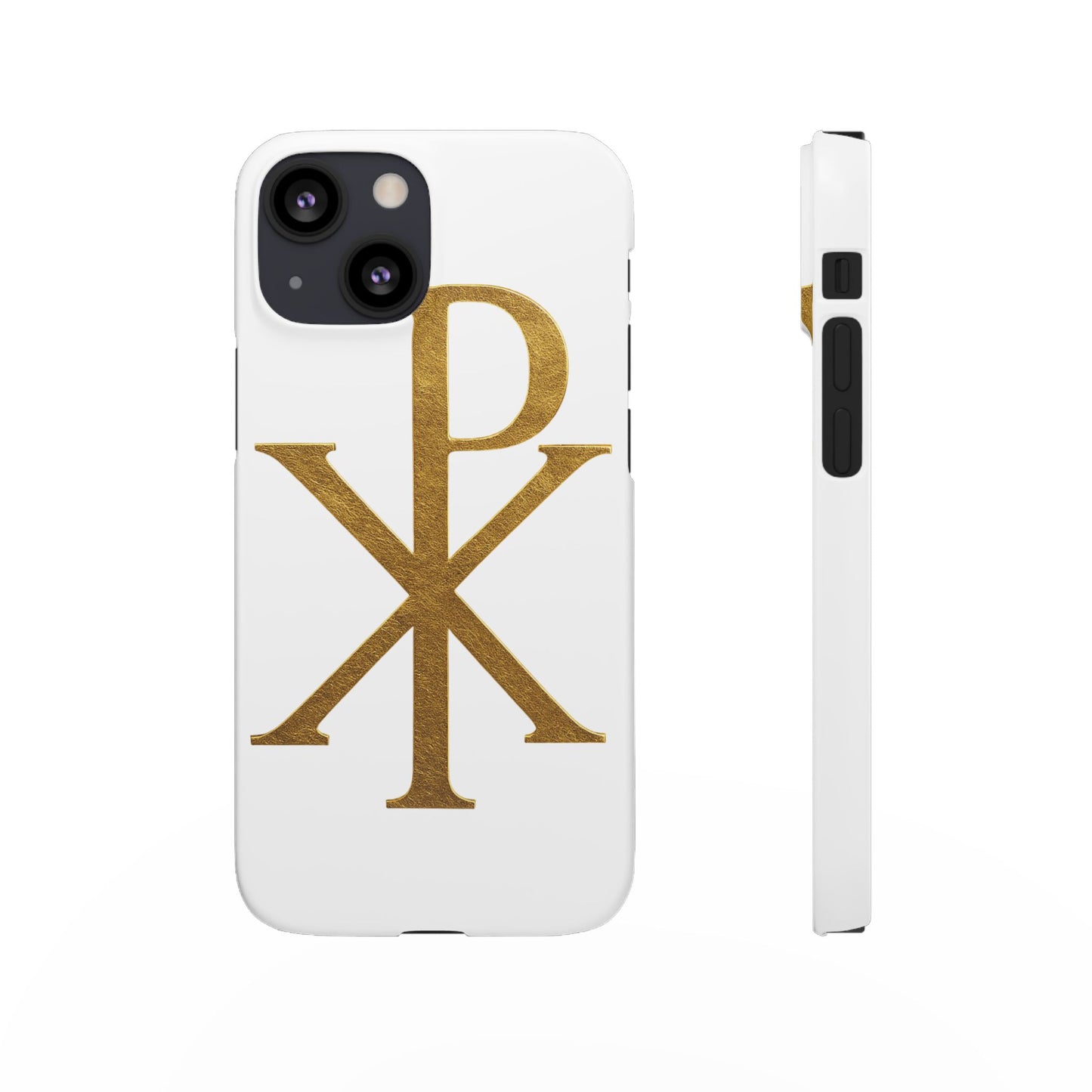 White Chi Rho Snap Case for iPhone – The Way, Truth & Life