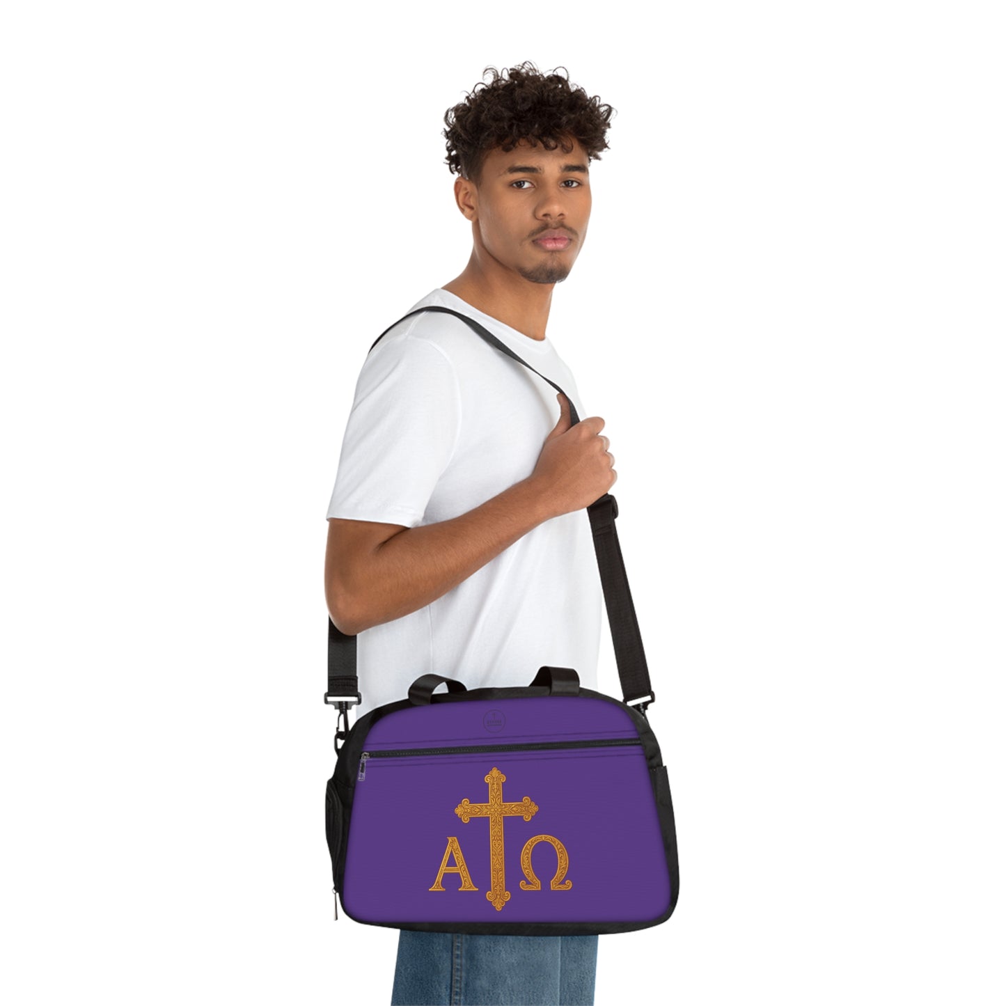 Eternal Victory Fitness Bag in Purple – Alpha & Omega