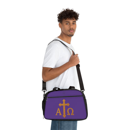 Eternal Victory Fitness Bag in Purple – Alpha & Omega
