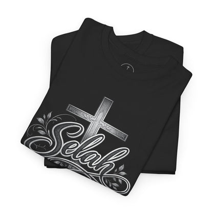Selah Cross Tee — Men's Christian T‑Shirt