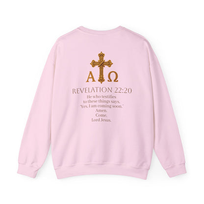 “Soon” Cross Women’s Sweatshirt – Wrapped in Hope