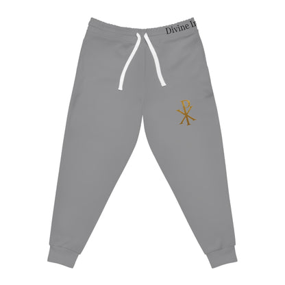 Chi Rho Women’s Christian Sweatpants in Grey – Comfort and Victory in Christ