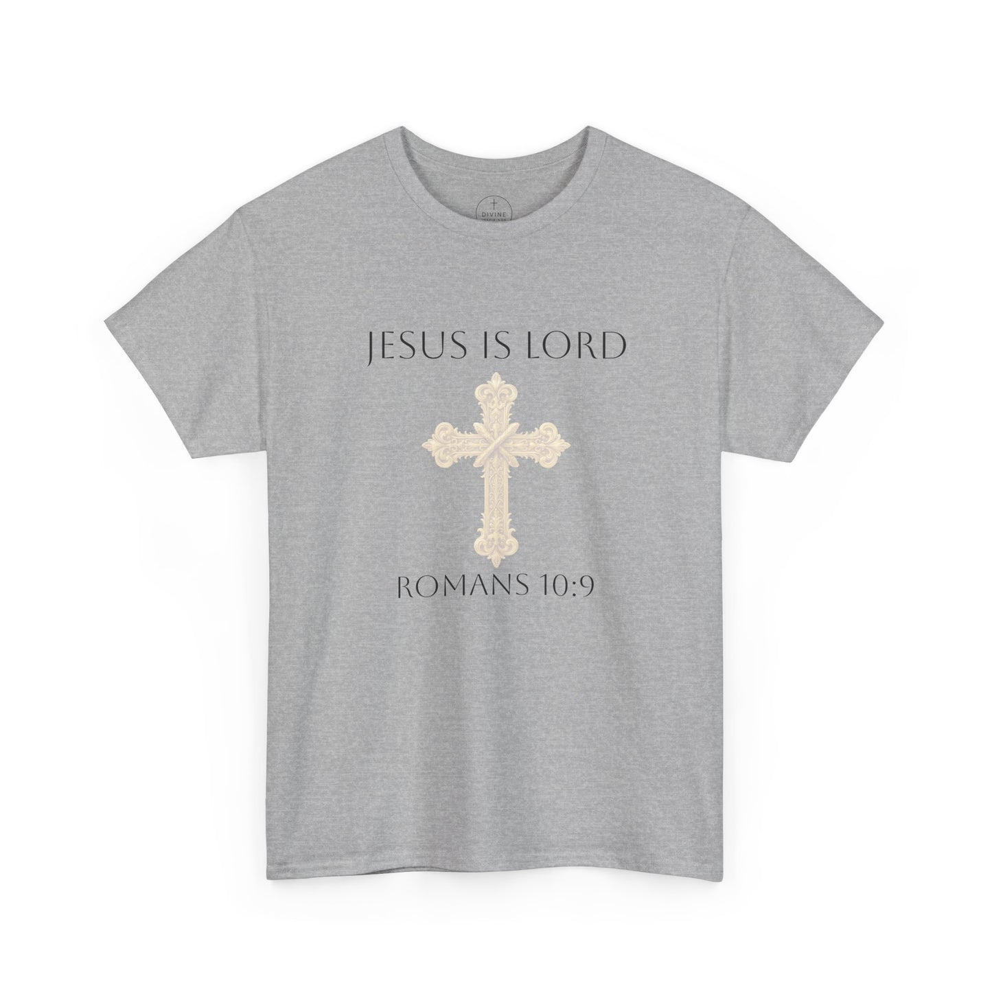 Jesus Is Lord – Men’s  Christian Tee (Dark Lettering)