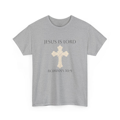 Jesus Is Lord – Men’s  Christian Tee (Dark Lettering)