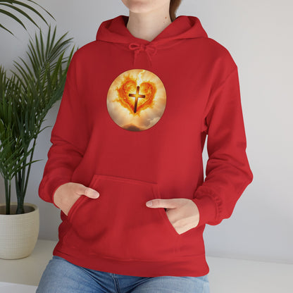 Women’s Sacred Heart Hoodie – Faith-Inspired Spiritual Pullover