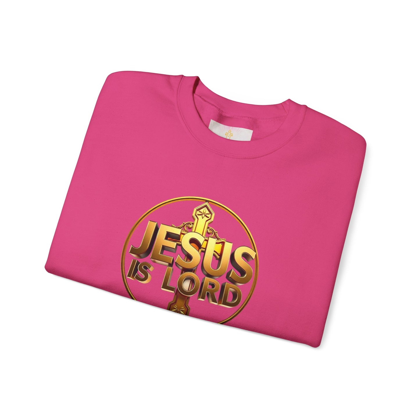 Bold Faith Women’s Sweatshirt – Proclaim Jesus Is Lord & He Is Risen (White Lettering)