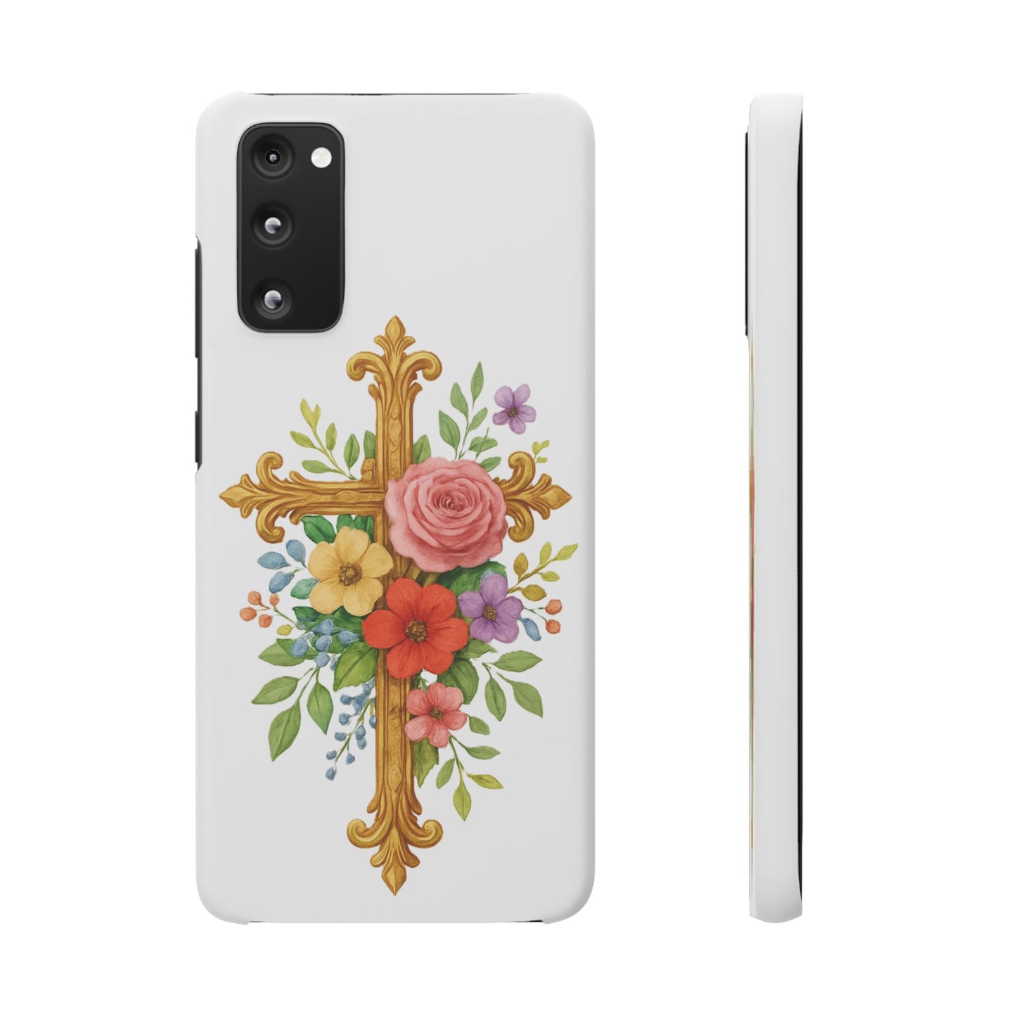 Floral Cross Snap Case for Samsung – Faith in Bloom