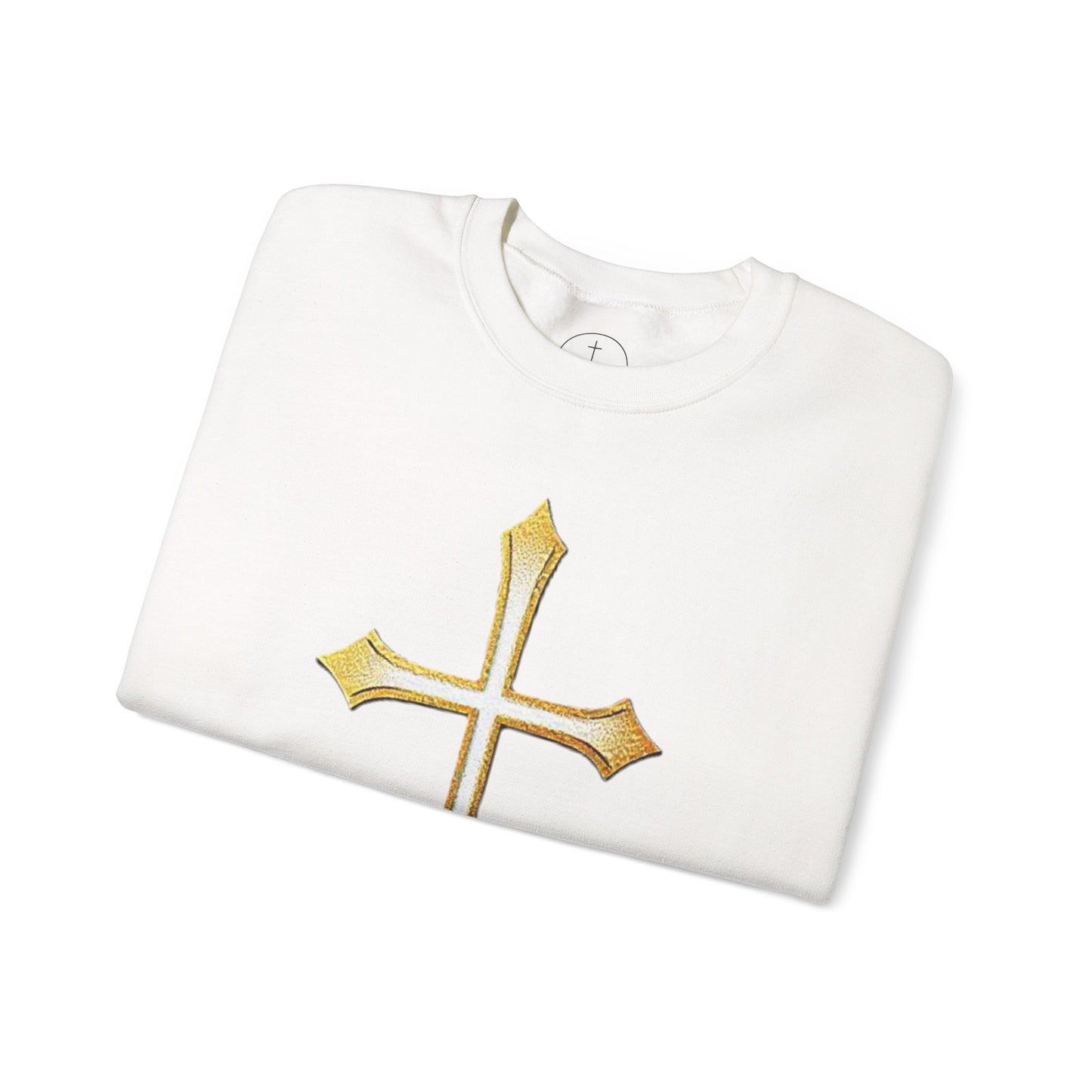 Gold Cross Men's Christian Sweatshirt