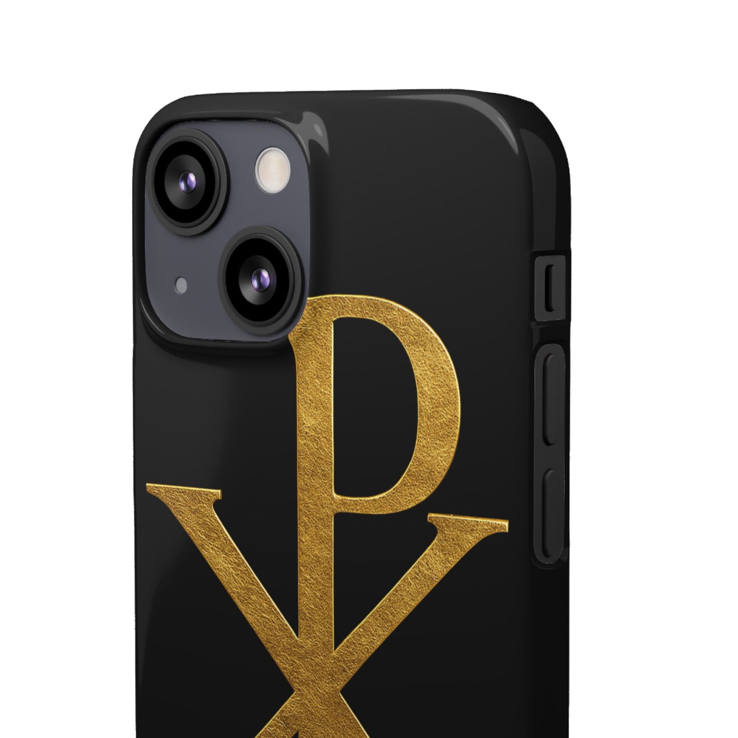 Black Chi Rho Snap Case for iPhone – The Way, Truth & Life