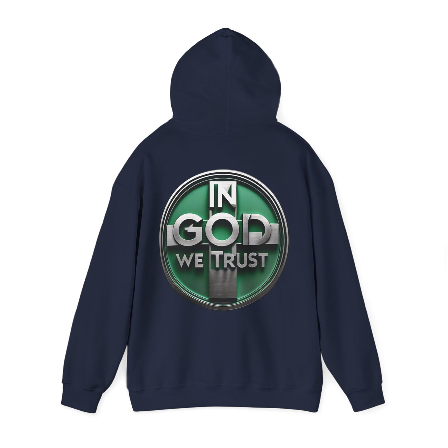 In God We Trust Men's Premium Hoodie – Faith-Inspired Christian Apparel