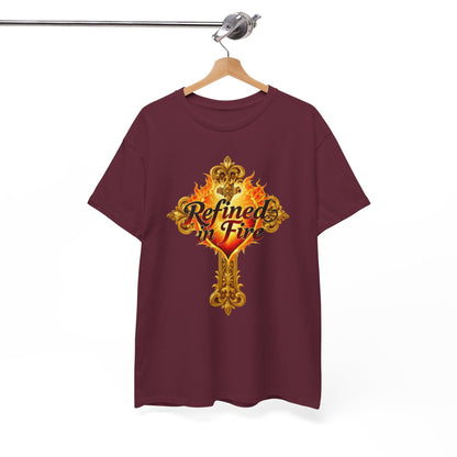 Refined in Fire — Men's Ornate Christian T-Shirt