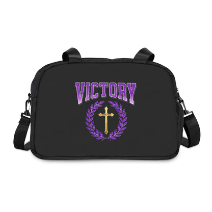 Strength & Victory in Black – Fitness Bag