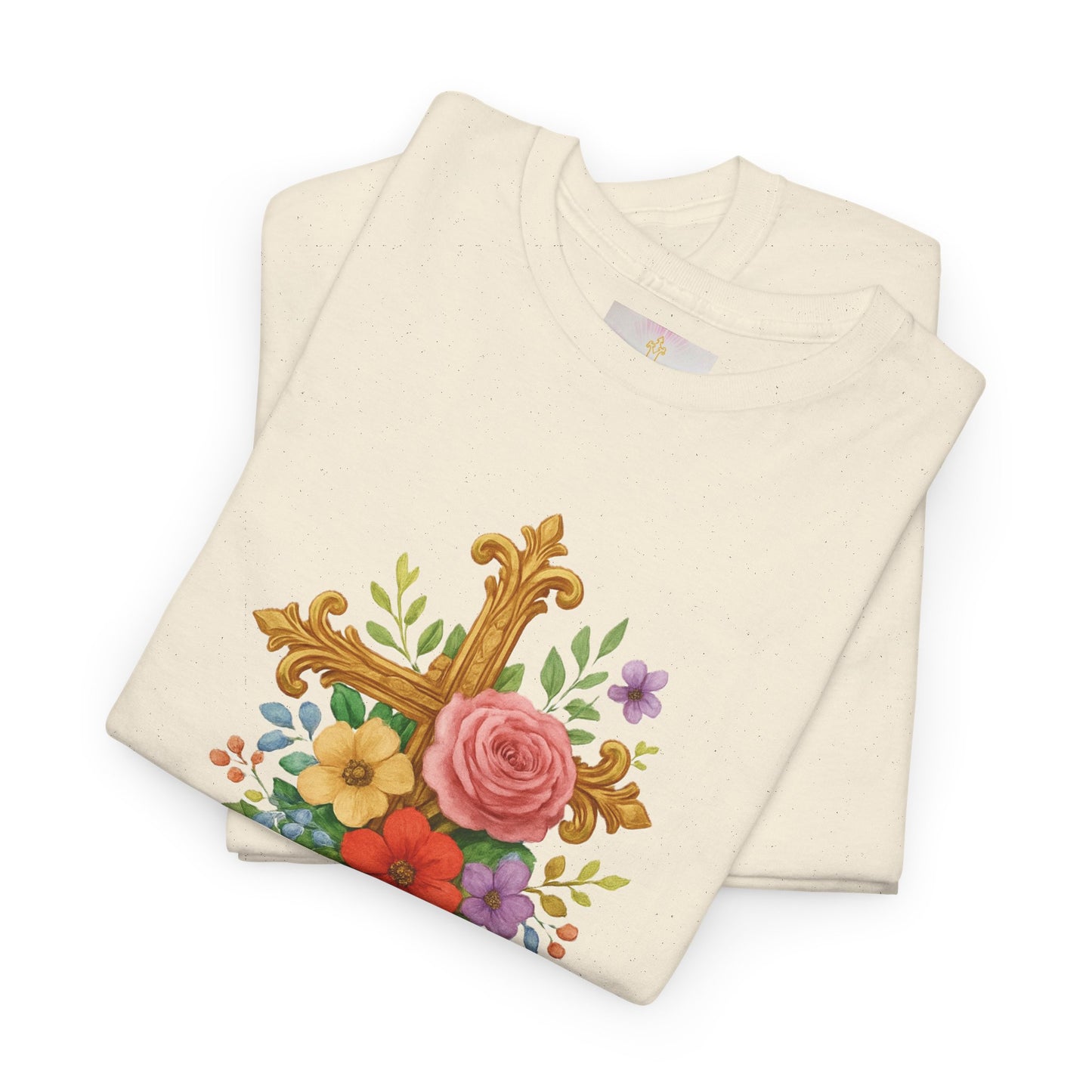 Floral Cross Tee - Women's Christian Apparel