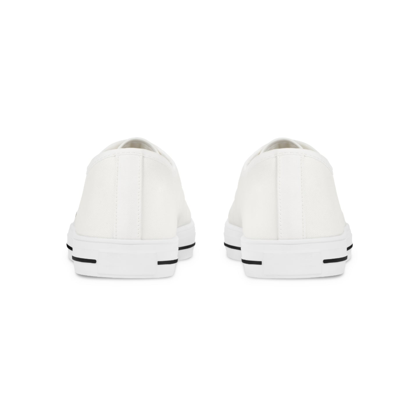 Faithful Stride – Men’s Low-Top Canvas Sneakers with Black Cross