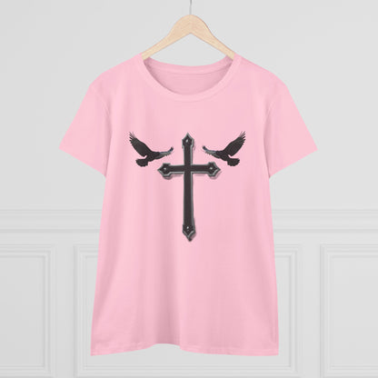 Fed by Faith – Cross & Crows Women’s Tee