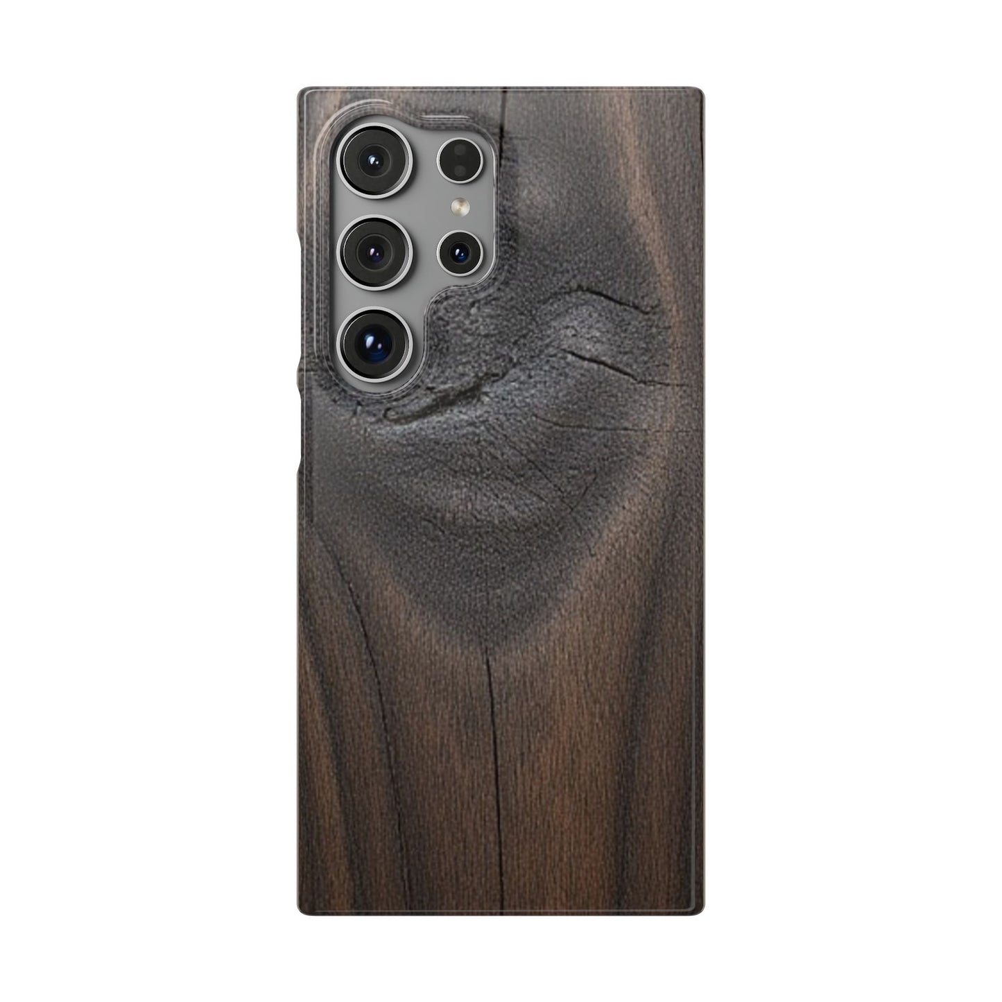 Dark Wood Grain Samsung Snap Case