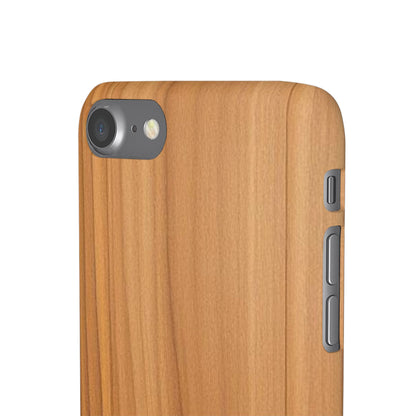 Natural Wood Grain iPhone Snap Case