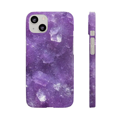 Amethyst Crystal Finish iPhone Snap Case