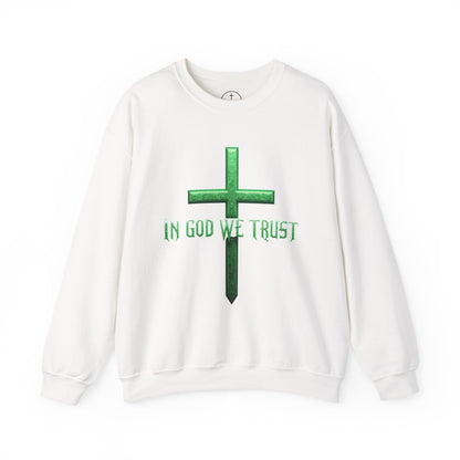 In God We Trust (Matrix)– Women’s Christian Sweatshirt