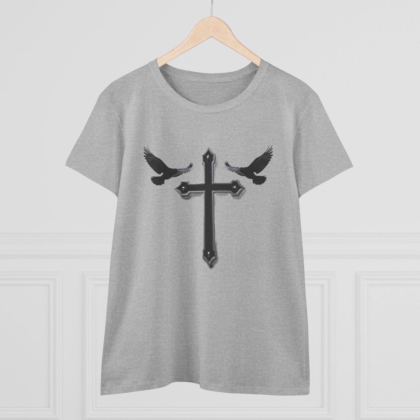Fed by Faith – Cross & Crows Women’s Tee