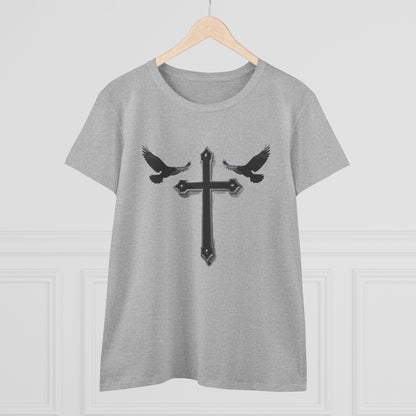 Fed by Faith – Cross & Crows Women’s Tee