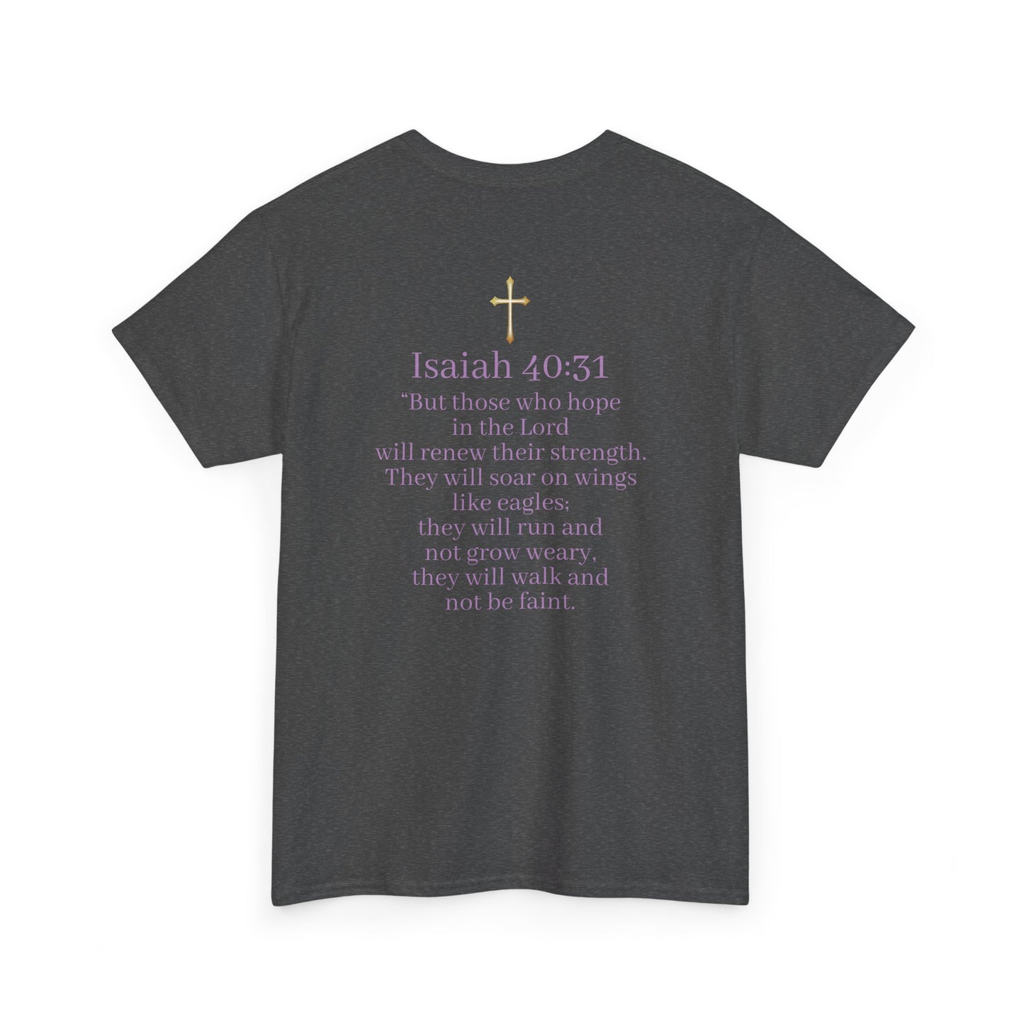 Men’s “Hope” Tee – Bold Scripture Design | Isaiah 40:31