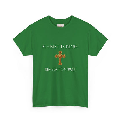 Daughter of the King Women’s Scripture Tee – Christ is King (Revelation 19:16) (White Lettering)