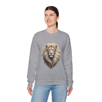 Christ is King (Lion of Judah) - Women's Christian Sweatshirt