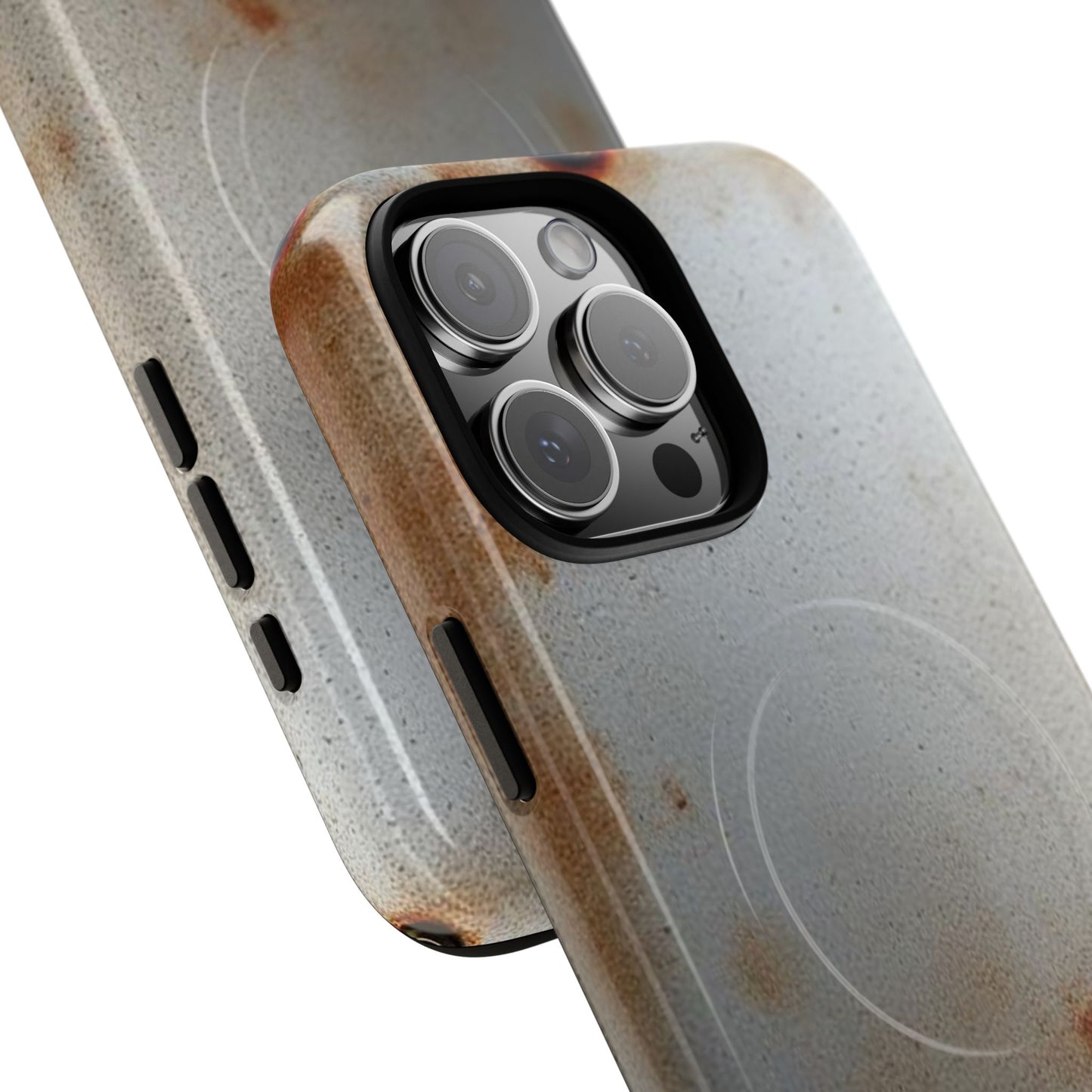 Enduring Faith – Old Metal Finish iPhone Magnetic Tough Case