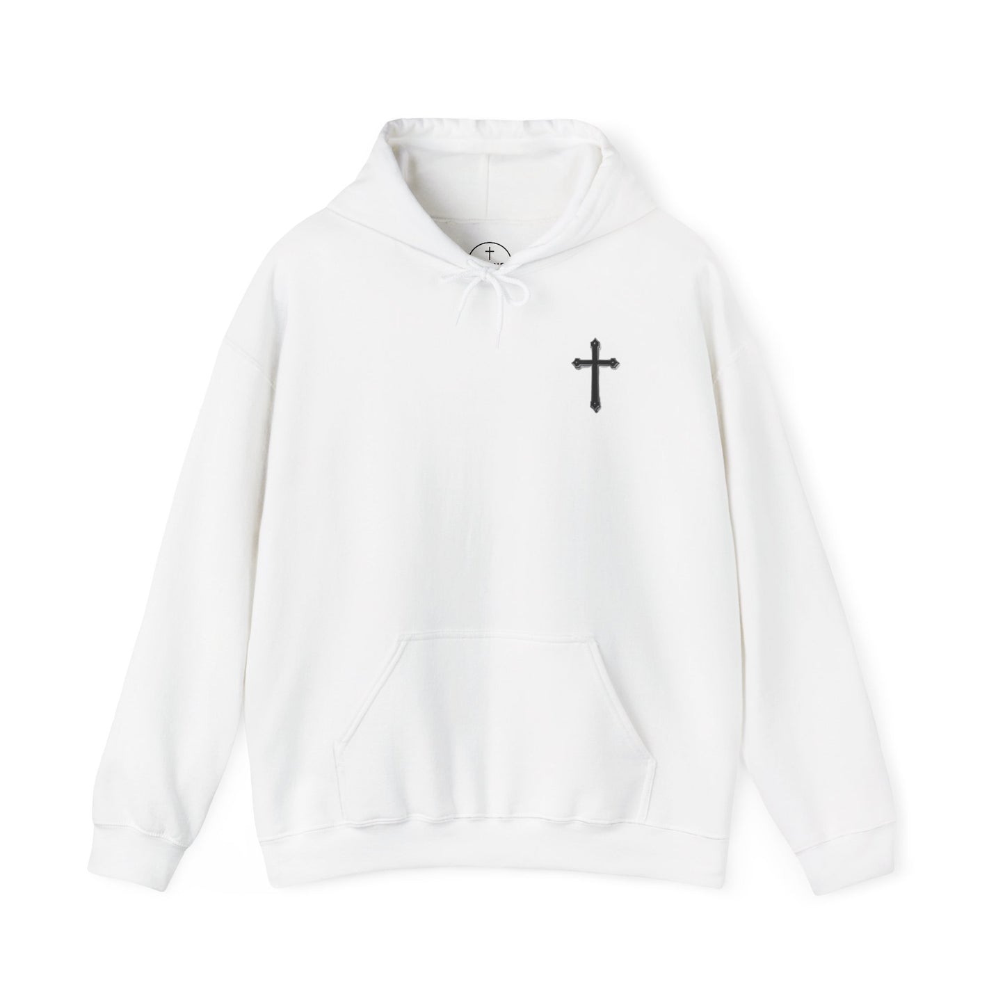 Warrior’s Black Cross Men’s Christian Hoodie