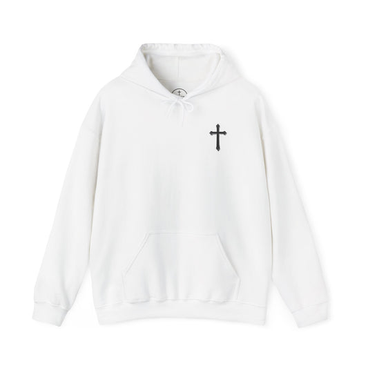 Warrior’s Black Cross Men’s Christian Hoodie