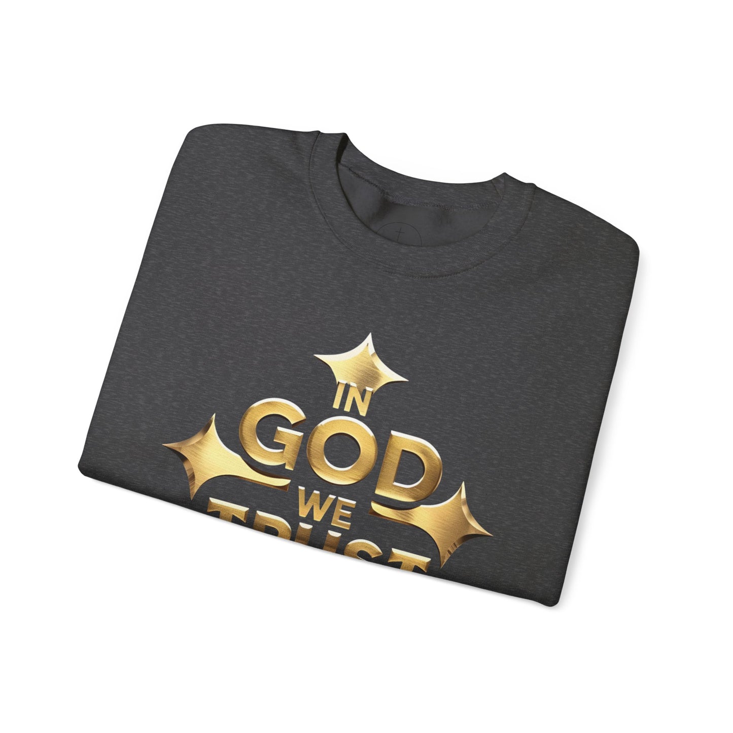 In God We Trust (Gold) - Men’s Christian Sweatshirt