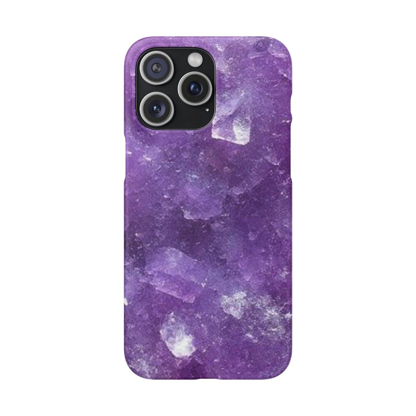 Amethyst Crystal Finish iPhone Snap Case