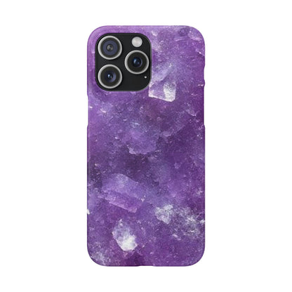 Amethyst Crystal Finish iPhone Snap Case
