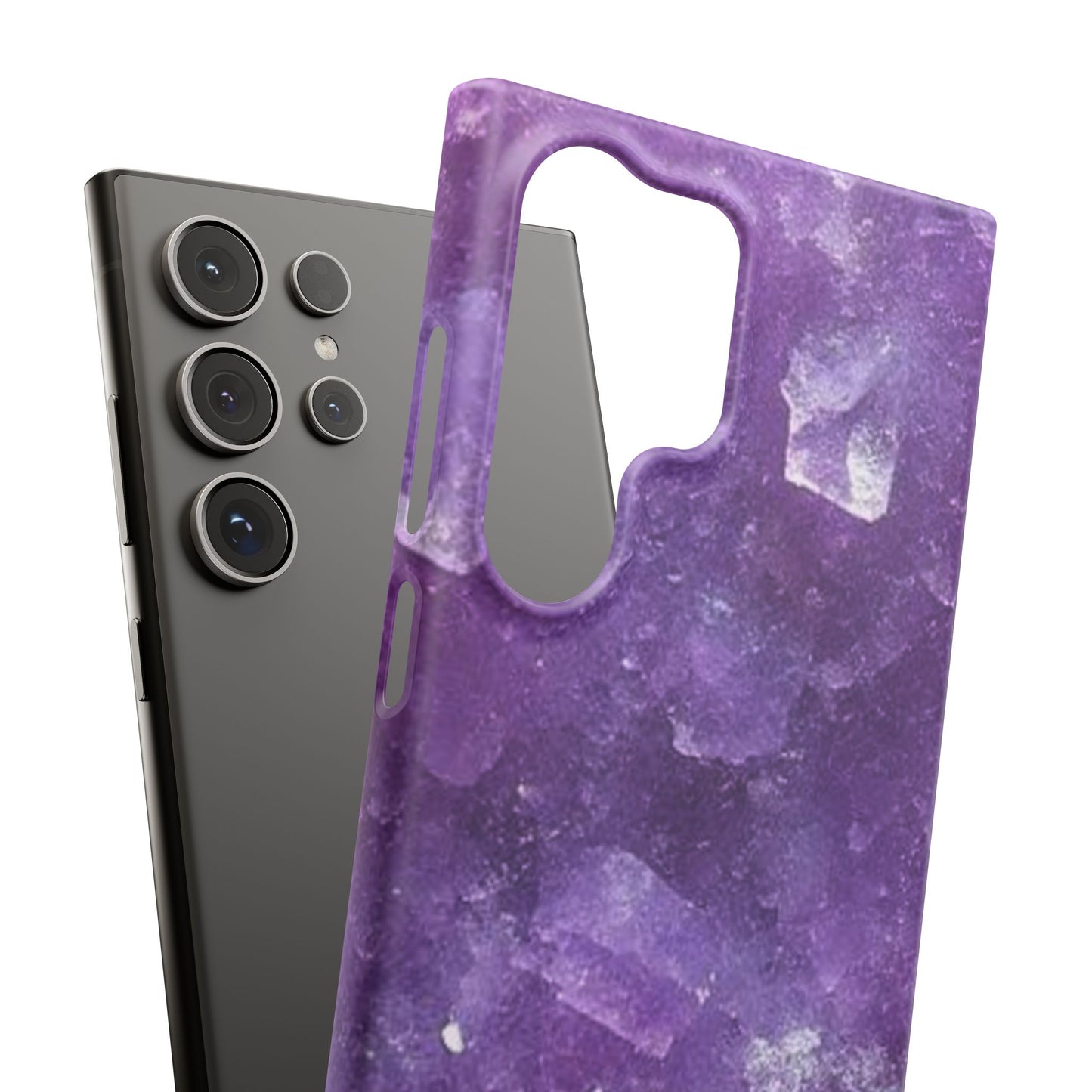 Amethyst Crystal Finish Samsung Snap Case
