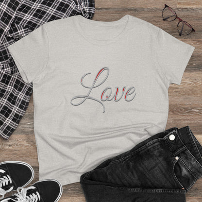 Put On Love Women’s T-Shirt – Grace in Every Thread